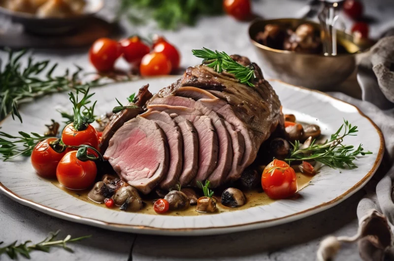 Agnello al tartufo nero