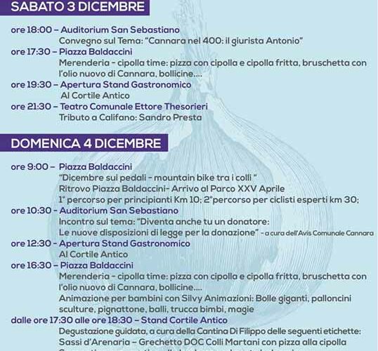 Festa della Cipolla di Cannara Winter Edition
