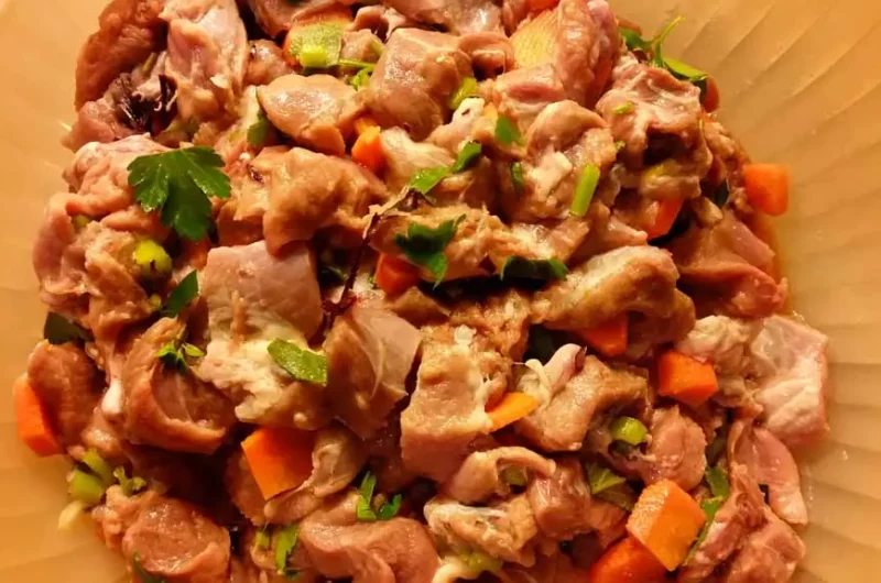 Spezzatino Di Cinghiale In Bianco