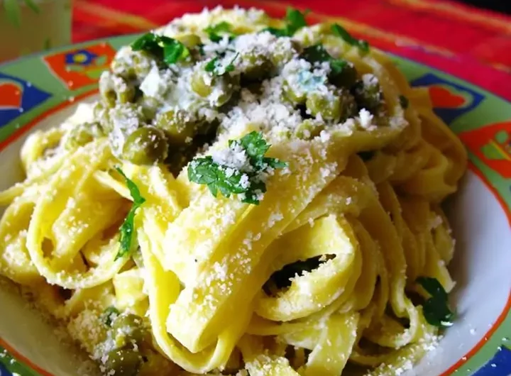 Tagliatelle Con Piselli Di Bettona