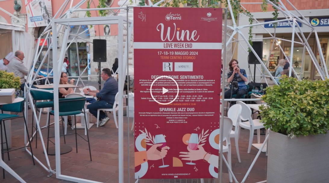 Wine Love Weekend dal 5 al 7 giugno a Terni