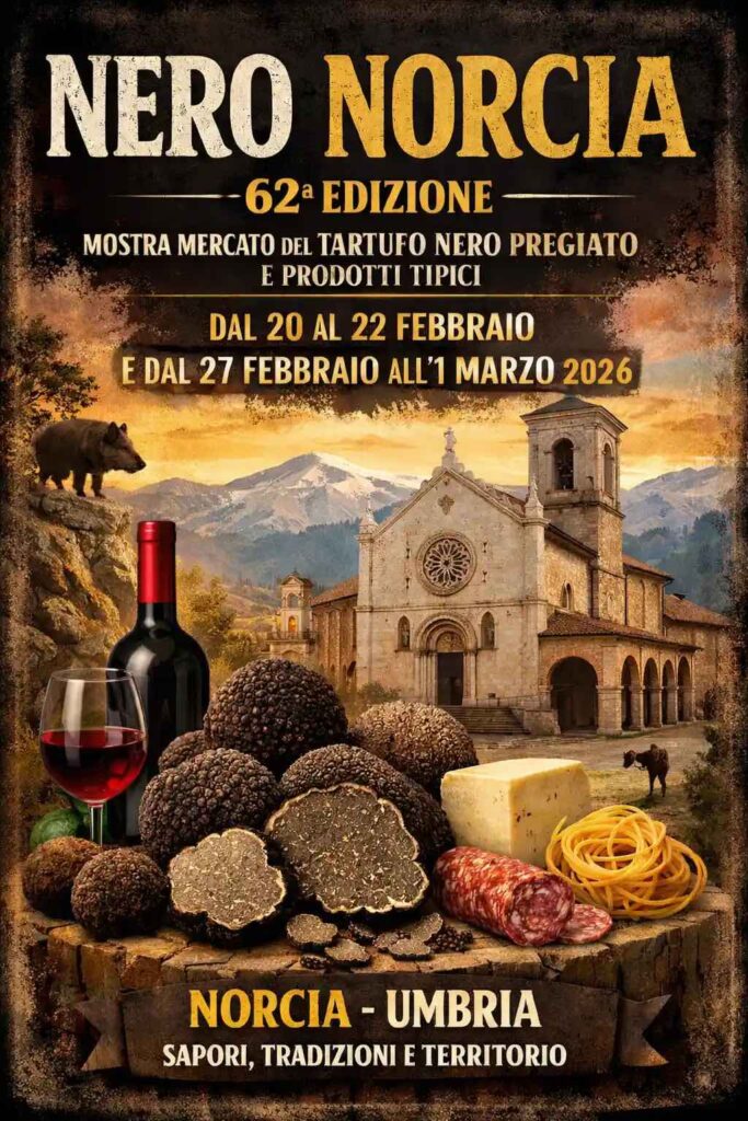 Norcia celebrates truffles: the 62nd edition of Nero Norcia is back