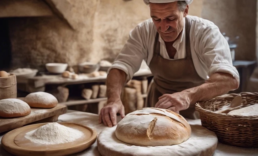 Traditional breads from the Umbria region