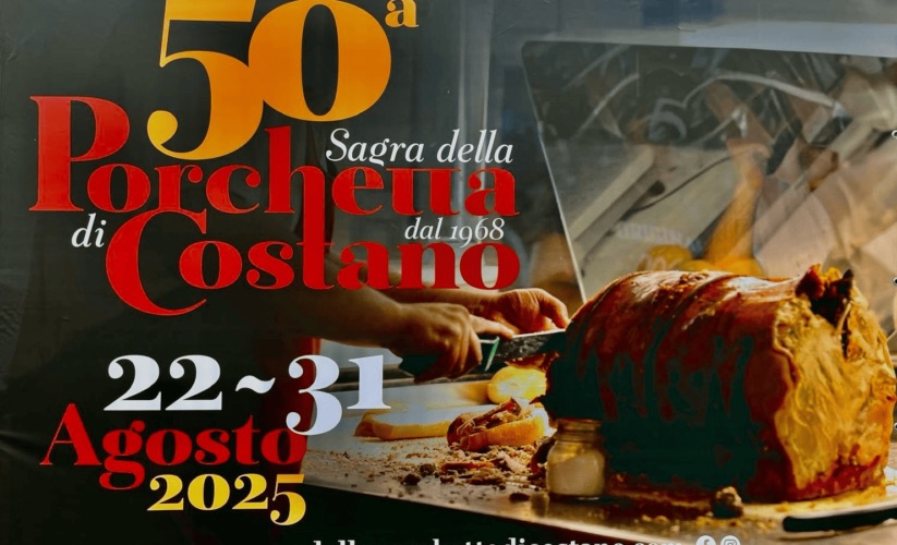 50th anniversary of the Porchetta Festival in Costano (PG)