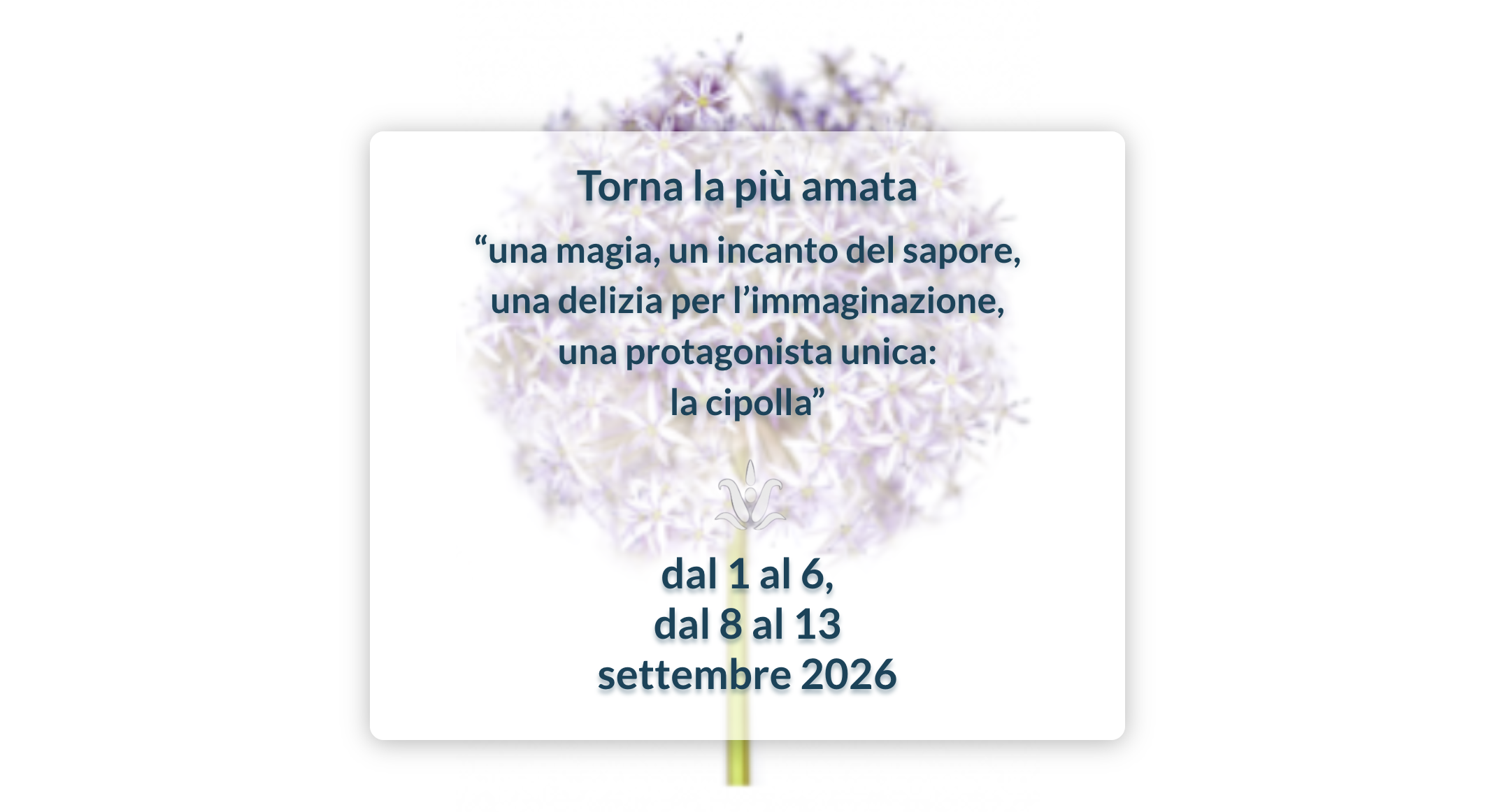 Festa della Cipolla di Cannara 2026: dodici giorni di sapori, tradizione e convivialità nel cuore dell’Umbria